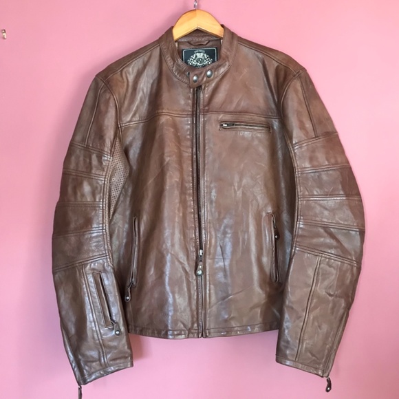 Ronin RSD Motorcycle 100% Leather Jacket Mens XL color Tobacco 2017 - Picture 3 of 16